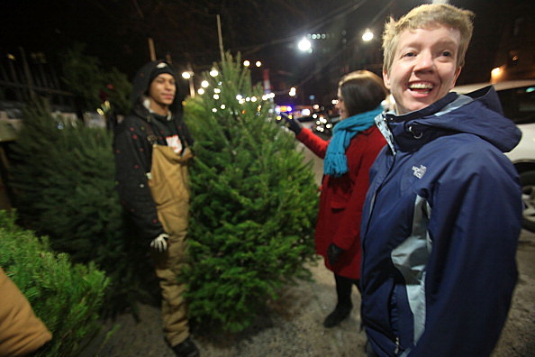 Christmas Tree Vendors Set Up Shop On New York City's Sidewalks Christmas Tree Vendors Set Up Shop On New York City's Sidewalks